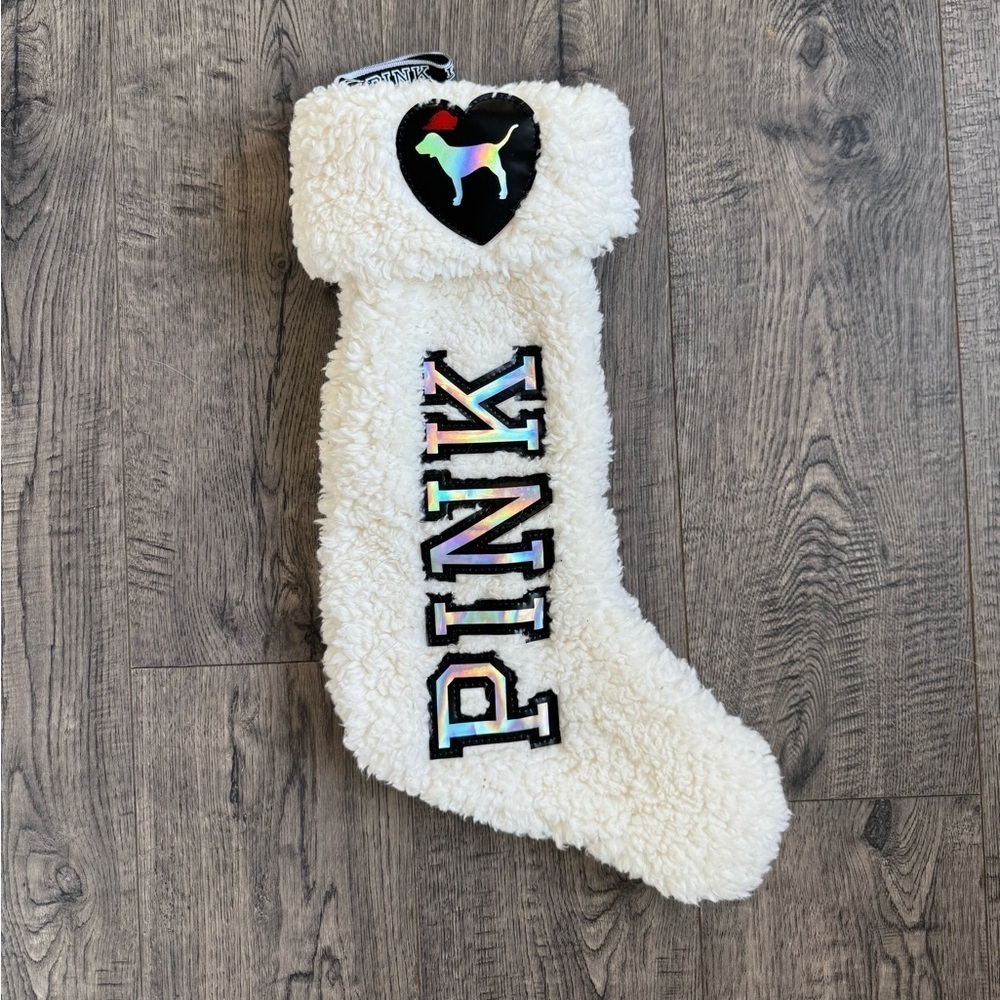 Victoria's Secret Pink Sherpa Stocking
